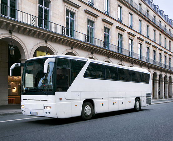 navette sur une route